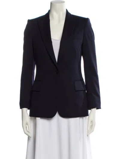 Pre-owned Stella Mccartney Wool Blazer In Blue