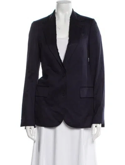 Pre-owned Stella Mccartney Wool Blazer In Blue