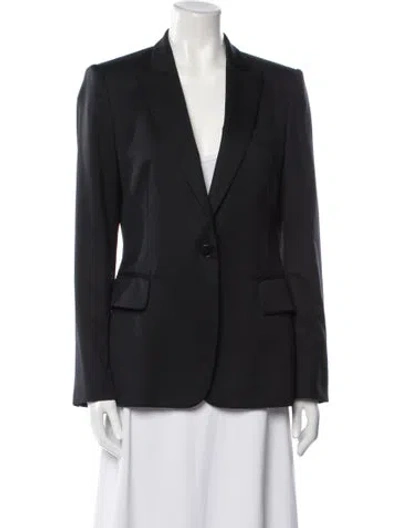 Pre-owned Stella Mccartney Wool Blazer In Blue