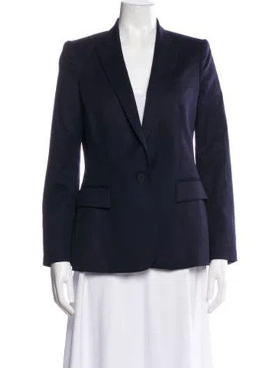 Pre-owned Stella Mccartney Wool Blazer In Blue