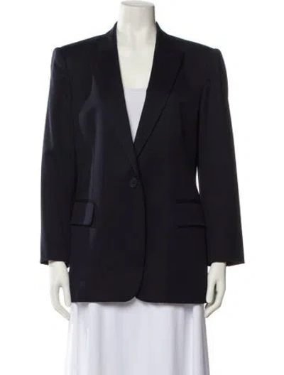 Pre-owned Stella Mccartney Wool Blazer In Blue