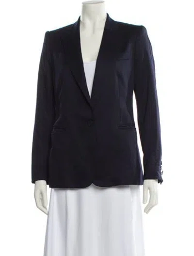 Pre-owned Stella Mccartney Wool Blazer In Blue