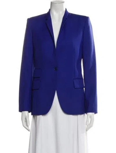 Pre-owned Stella Mccartney Wool Blazer In Blue