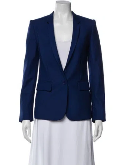 Pre-owned Stella Mccartney Wool Blazer In Blue