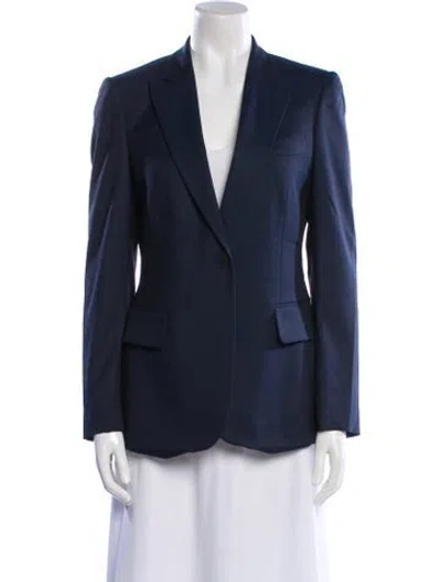 Pre-owned Stella Mccartney Wool Blazer In Blue