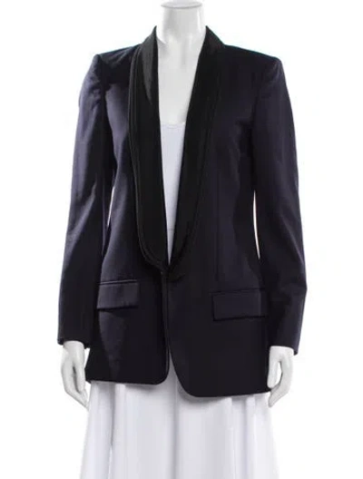 Pre-owned Stella Mccartney Wool Blazer In Blue