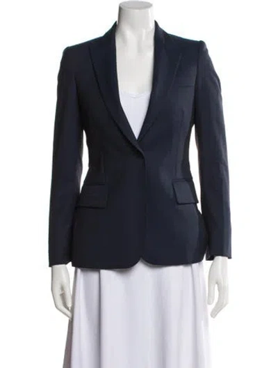 Pre-owned Stella Mccartney Wool Blazer In Blue