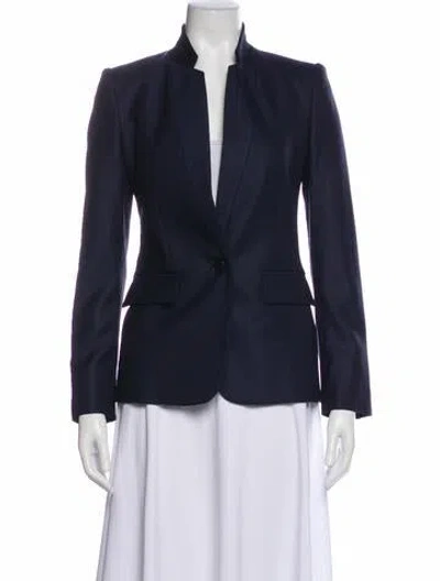 Pre-owned Stella Mccartney Wool Blazer In Blue