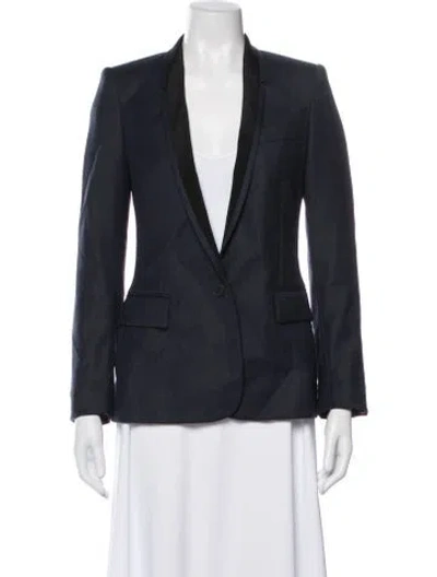 Pre-owned Stella Mccartney Wool Blazer In Blue