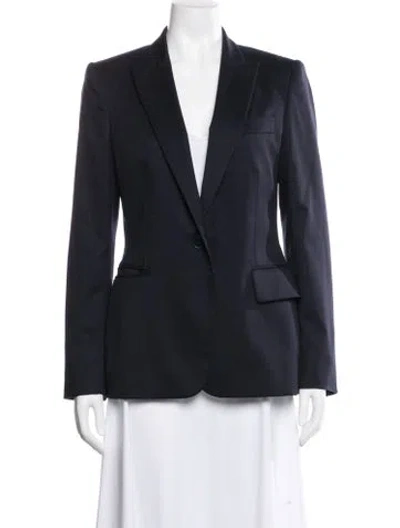 Pre-owned Stella Mccartney Wool Blazer In Blue