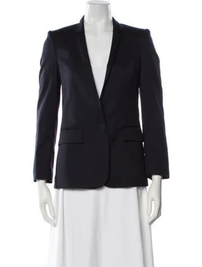 Pre-owned Stella Mccartney Wool Blazer In Blue