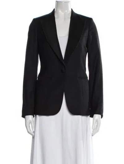 Pre-owned Stella Mccartney Wool Blazer In Blue