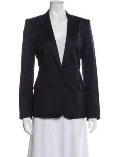 Pre-owned Stella Mccartney Wool Blazer In Blue