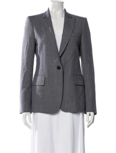 Pre-owned Stella Mccartney Wool Blazer In Blue