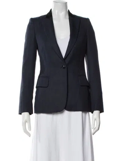 Pre-owned Stella Mccartney Wool Blazer In Blue