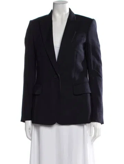 Pre-owned Stella Mccartney Wool Blazer In Blue