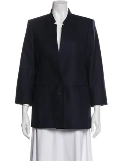 Pre-owned Stella Mccartney Wool Blazer In Blue