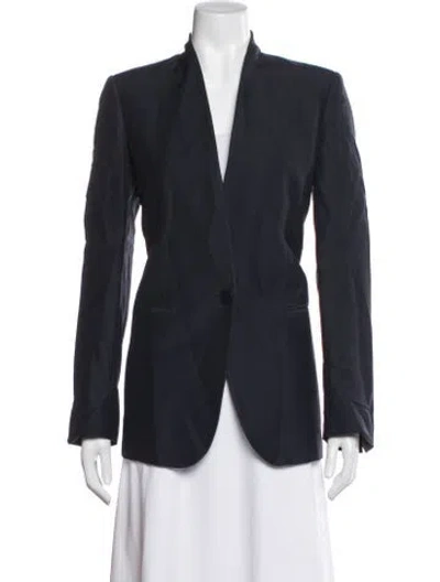 Pre-owned Stella Mccartney Wool Blazer In Blue