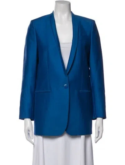 Pre-owned Stella Mccartney Wool Blazer In Blue