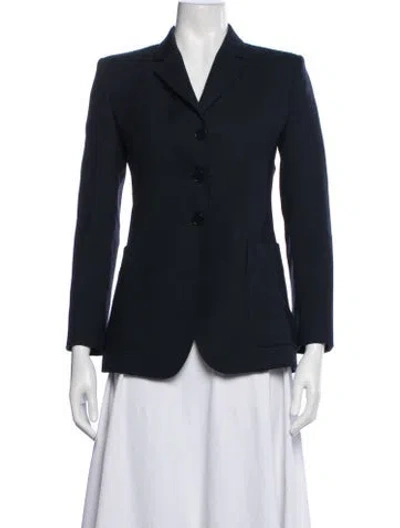 Pre-owned Stella Mccartney Wool Blazer In Blue