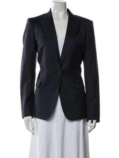 Pre-owned Stella Mccartney Wool Blazer In Blue