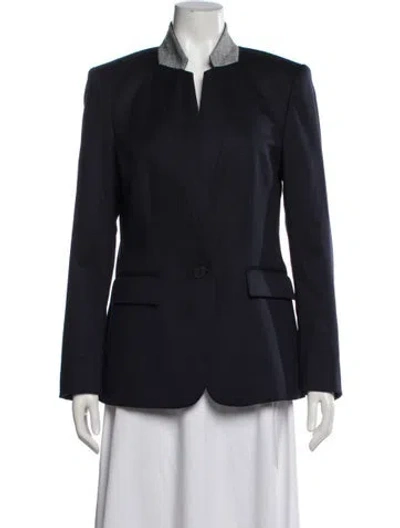 Pre-owned Stella Mccartney Wool Blazer In Blue