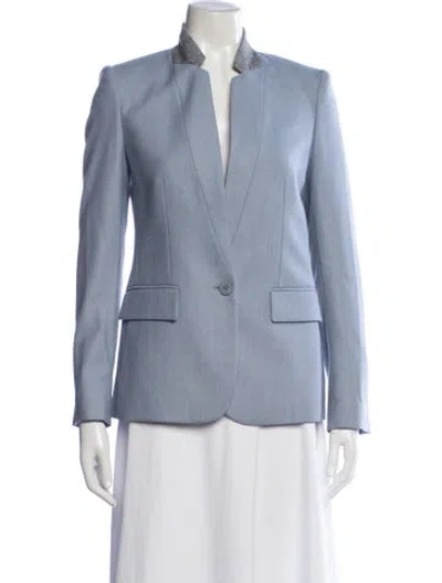 Pre-owned Stella Mccartney Wool Blazer In Blue
