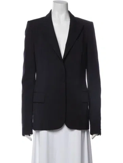Pre-owned Stella Mccartney Wool Blazer In Blue