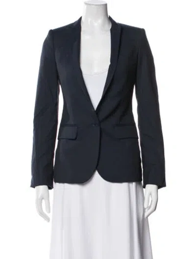 Pre-owned Stella Mccartney Wool Blazer In Blue