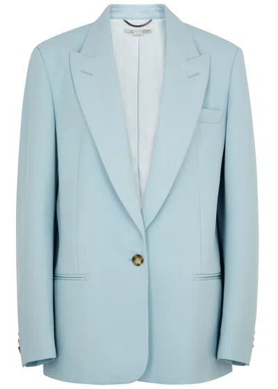 Stella Mccartney Wool Blazer In Blue