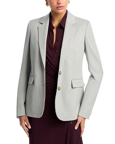 Stella Mccartney Wool Blazer In Gray