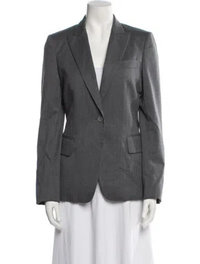 Pre-owned Stella Mccartney Wool Blazer In Gray