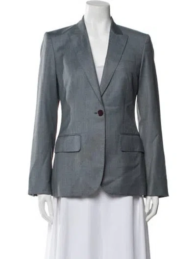 Pre-owned Stella Mccartney Wool Blazer In Gray