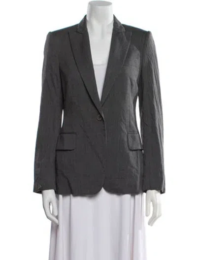 Pre-owned Stella Mccartney Wool Blazer In Gray