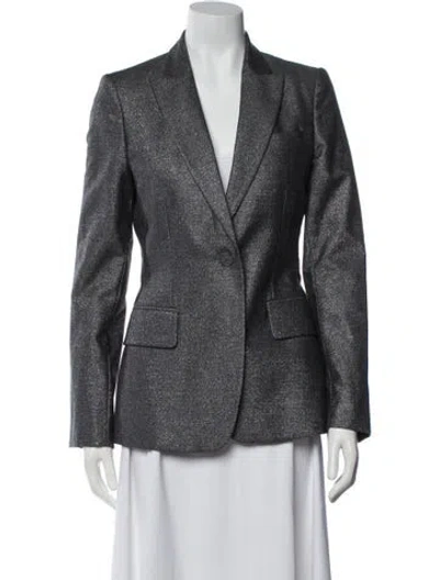 Pre-owned Stella Mccartney Wool Blazer In Gray