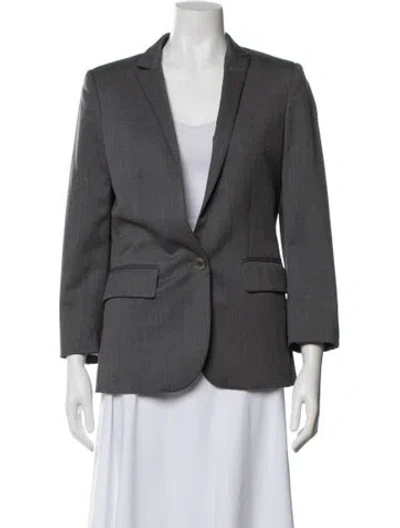 Pre-owned Stella Mccartney Wool Blazer In Gray
