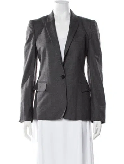 Pre-owned Stella Mccartney Wool Blazer In Gray
