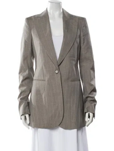 Pre-owned Stella Mccartney Wool Blazer In Gray