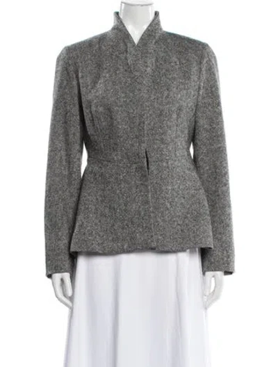 Pre-owned Stella Mccartney Wool Blazer In Gray
