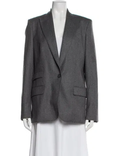 Pre-owned Stella Mccartney Wool Blazer In Gray