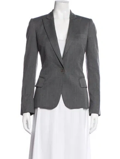Pre-owned Stella Mccartney Wool Blazer In Gray