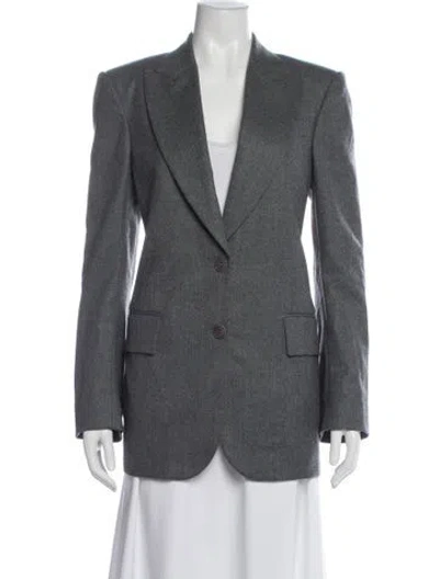 Pre-owned Stella Mccartney Wool Blazer In Gray