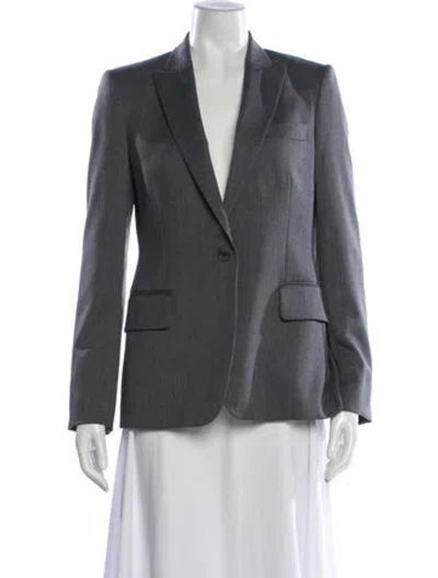 Pre-owned Stella Mccartney Wool Blazer In Gray