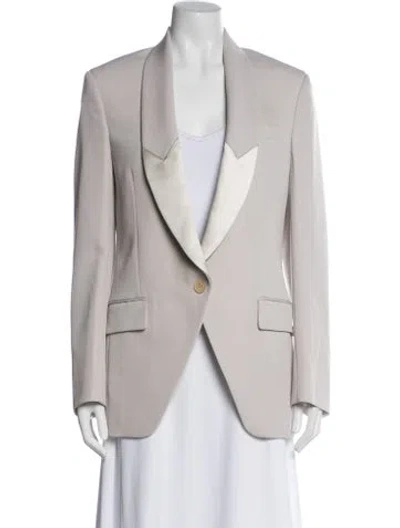 Pre-owned Stella Mccartney Wool Blazer In Gray