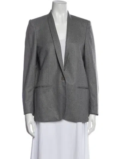 Pre-owned Stella Mccartney Wool Blazer In Gray
