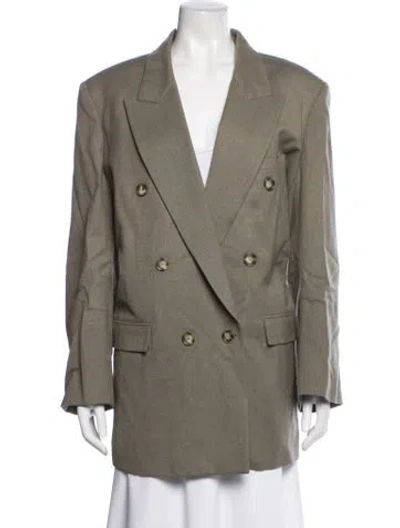 Pre-owned Stella Mccartney Wool Blazer In Green
