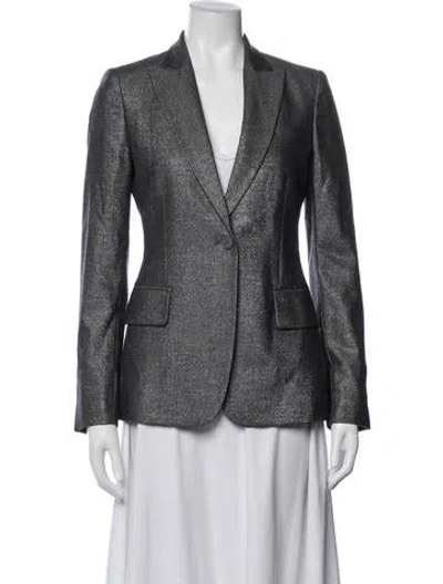 Pre-owned Stella Mccartney Wool Blazer In Grey