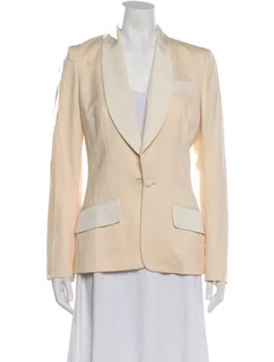 Pre-owned Stella Mccartney Wool Blazer In Neutral