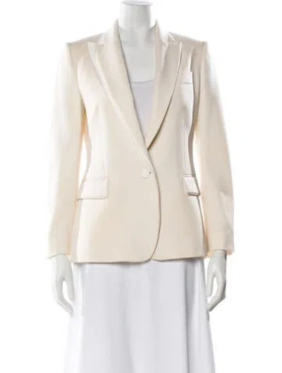 Pre-owned Stella Mccartney Wool Blazer In Neutrals