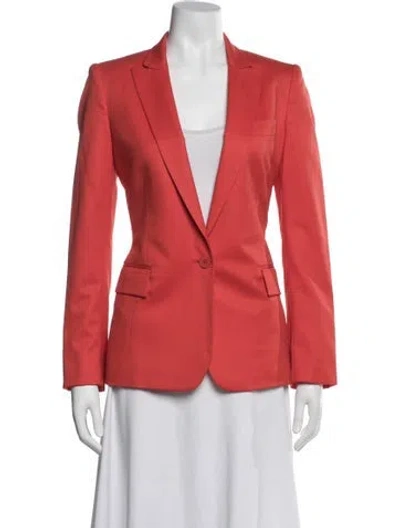 Pre-owned Stella Mccartney Wool Blazer In Orange